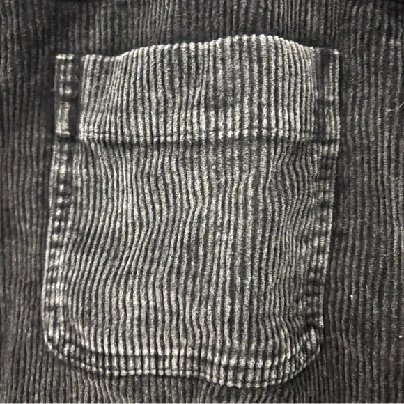 LA MIEL Black Corduroy Lightweight Jacket - Picture 6 of 11